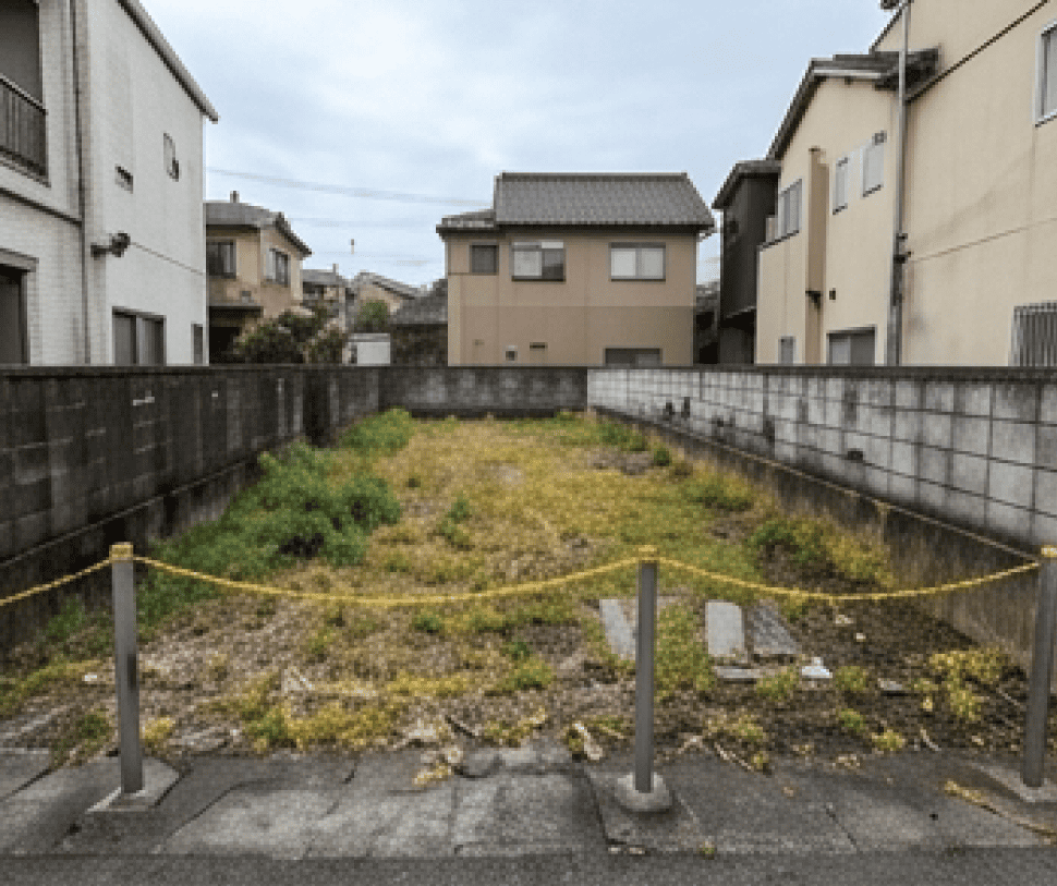 道路に接していない土地