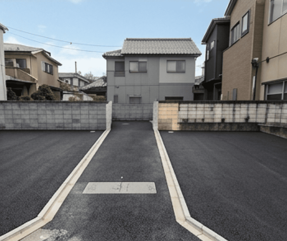 道路を新設して建築可能になった土地